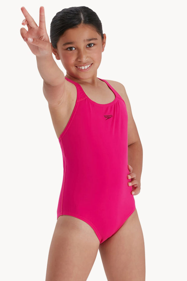 Speedo Girls Essential Endurance Medalist One Piece