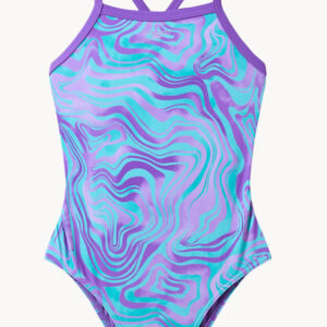 Speedo Girls Printed Thinstrap One Piece
