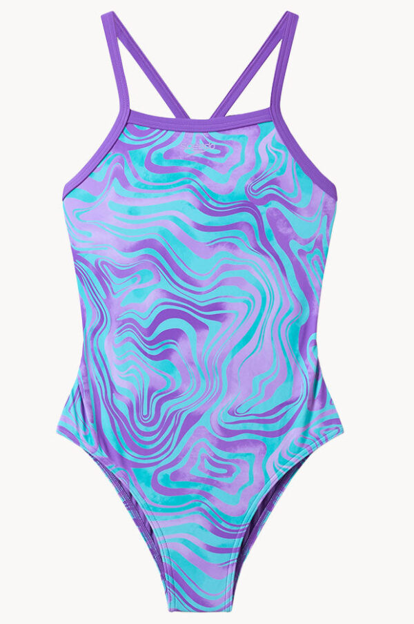 Speedo Girls Printed Thinstrap One Piece