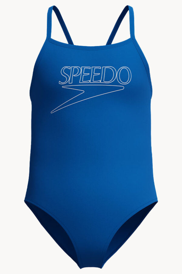 Speedo Junior Girls Classic Logo One Piece