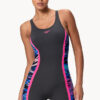 Show Speedo Printed Splice Legsuit One Piece
