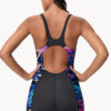 Show Speedo Printed Splice Legsuit One Piece (image 2)