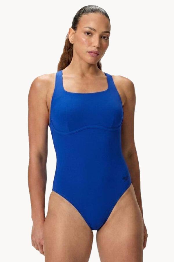Speedo Solid Flex Band One Piece