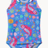 Show Speedo Girls Printed One Piece