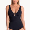 Show Togs Plain Binded V Neck One Piece
