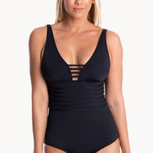 Togs Plain Binded V Neck One Piece