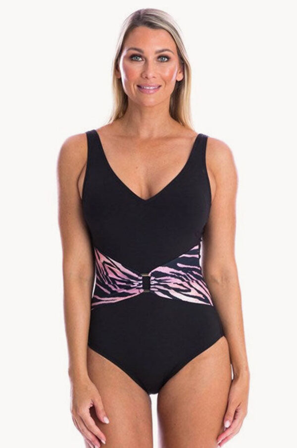 Togs Tiger Balm V Neck One Piece