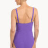 Show Togs Plain Textured Scoop Neck One Piece (image 2)