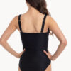 Show Togs Plain Textured Twist Bandeau One Piece (image 2)