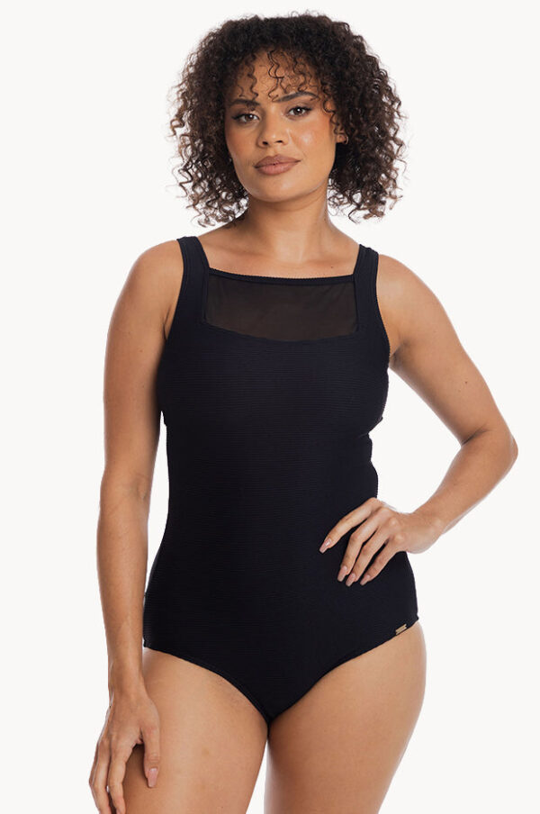 Togs Textured Mesh One Piece