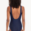 Show Togs Plain Textured Round Neck One Piece (image 2)