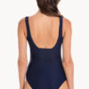 Show Togs Plain Textured Square Neck One Piece (image 2)