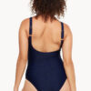 Show Togs Plain Textured Twist Front One Piece (image 2)