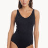 Show Togs Chiseled Plunge V Neck One Piece
