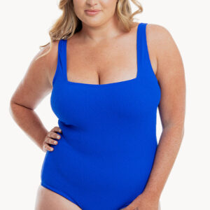 Togs Pebbled Square Neck One Piece