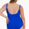 Show Togs Pebbled Square Neck One Piece (image 2)