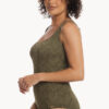 Show Togs Chiseled Square Neck One Piece (image 3)