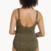 Show Togs Chiseled Square Neck One Piece (image 2)