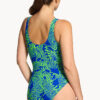 Show Zoggs Wings Navy Ecofeel Scoopback One Piece (image 3)