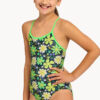 Show Zoggs Girls Boho Magic Sprintback One Piece (image 3)