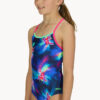 Show Zoggs Girls Flair Sprintback One Piece (image 3)