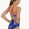 Show Zoggs Girls Flair Sprintback One Piece (image 2)