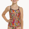 Show Zoggs Girls Kona Sprintback One Piece