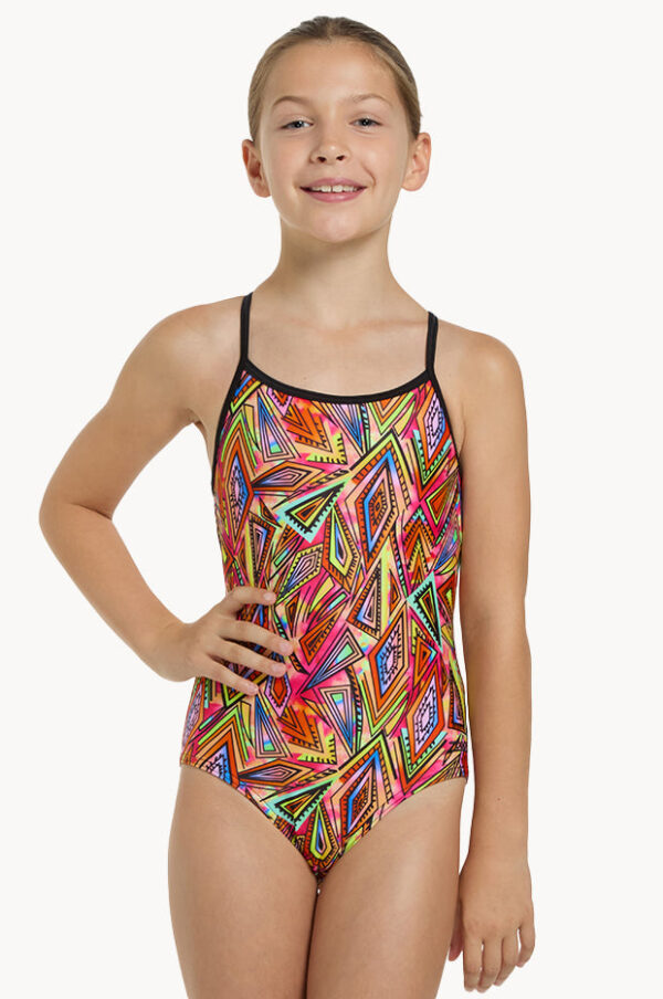 Zoggs Girls Kona Sprintback One Piece