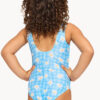 Show Zoggs Girls Daisy Check Scoopback One Piece (image 2)