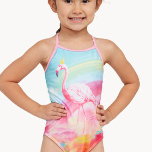 Zoggs Girls Queeningo Cross Back One Piece