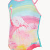 Show Zoggs Girls Queeningo Cross Back One Piece (image 3)