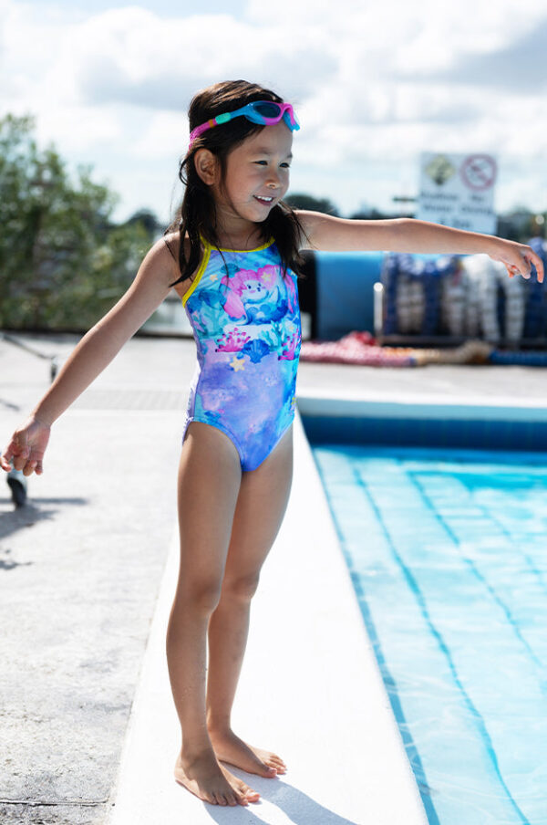 Zoggs Girls Seal Tex Back One Piece