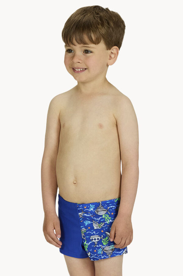 Zoggs Boys Oceanic Hip Racer Trunk