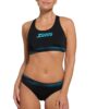 Show Zoggs Extender Light Blue Actionback 2 Piece