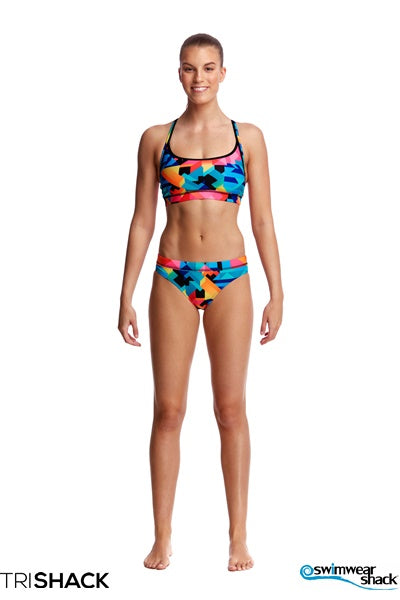 Funkita Ladies Sports Brief Colour Burst