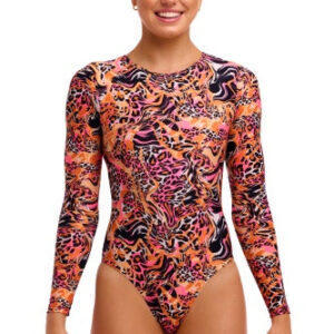 Funkita Ladies Long Shot One Piece Tipsy Tiger