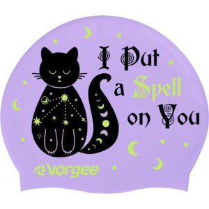 Vorgee Miss Glamour Black Cat Silicone Cap